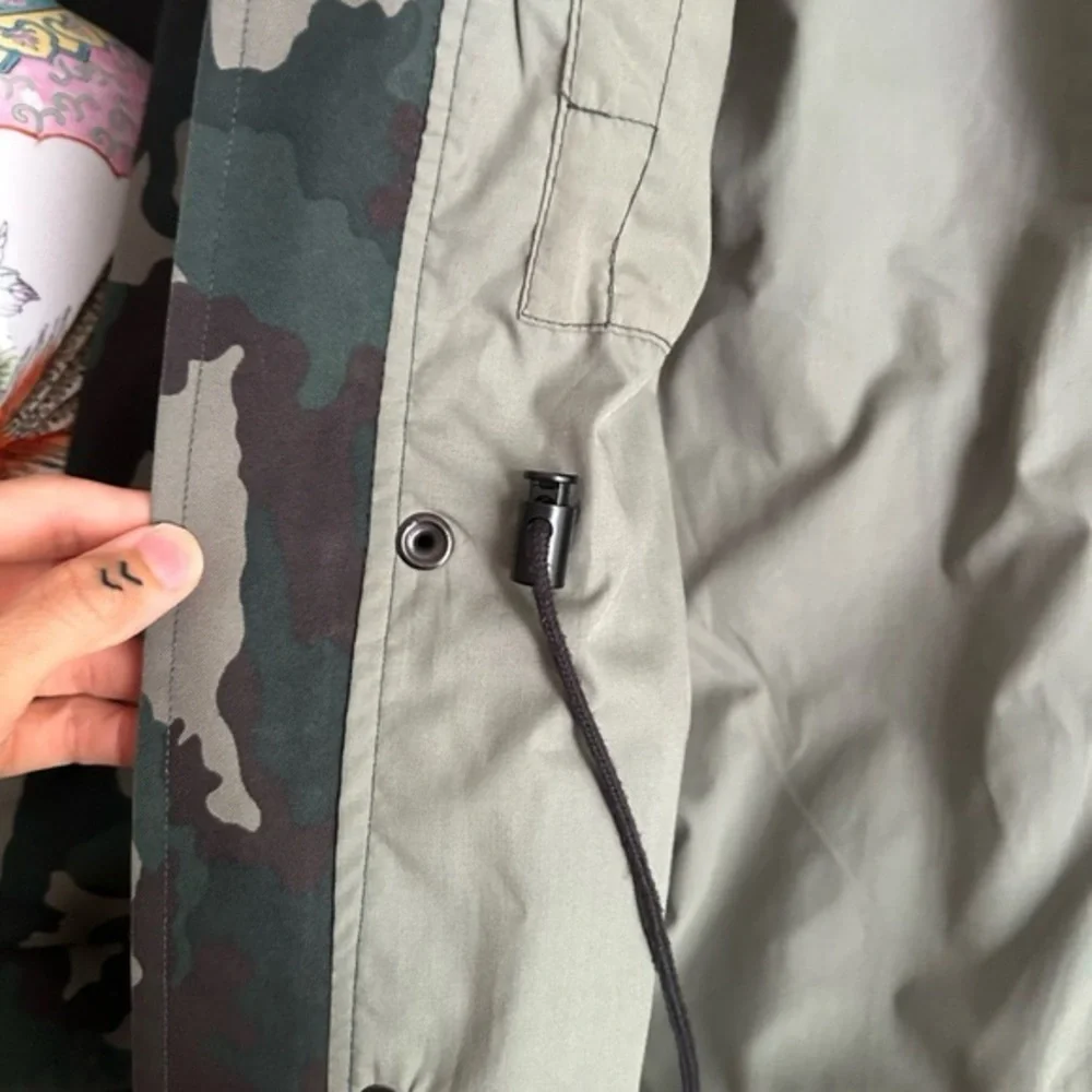 Vintage Camouflage Military Field Jacket 42R XL - Picture 6 of 16